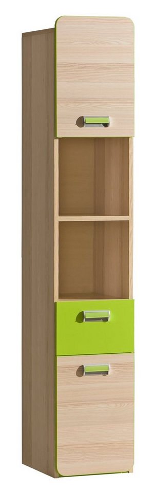 99rooms Kinderkleiderschrank Laterne (Kinderschrank, Mehrzweckschrank) 2-türig, mit Fächern und Schublade, viel Stauraum, Modern Design, für Kinder von 99rooms