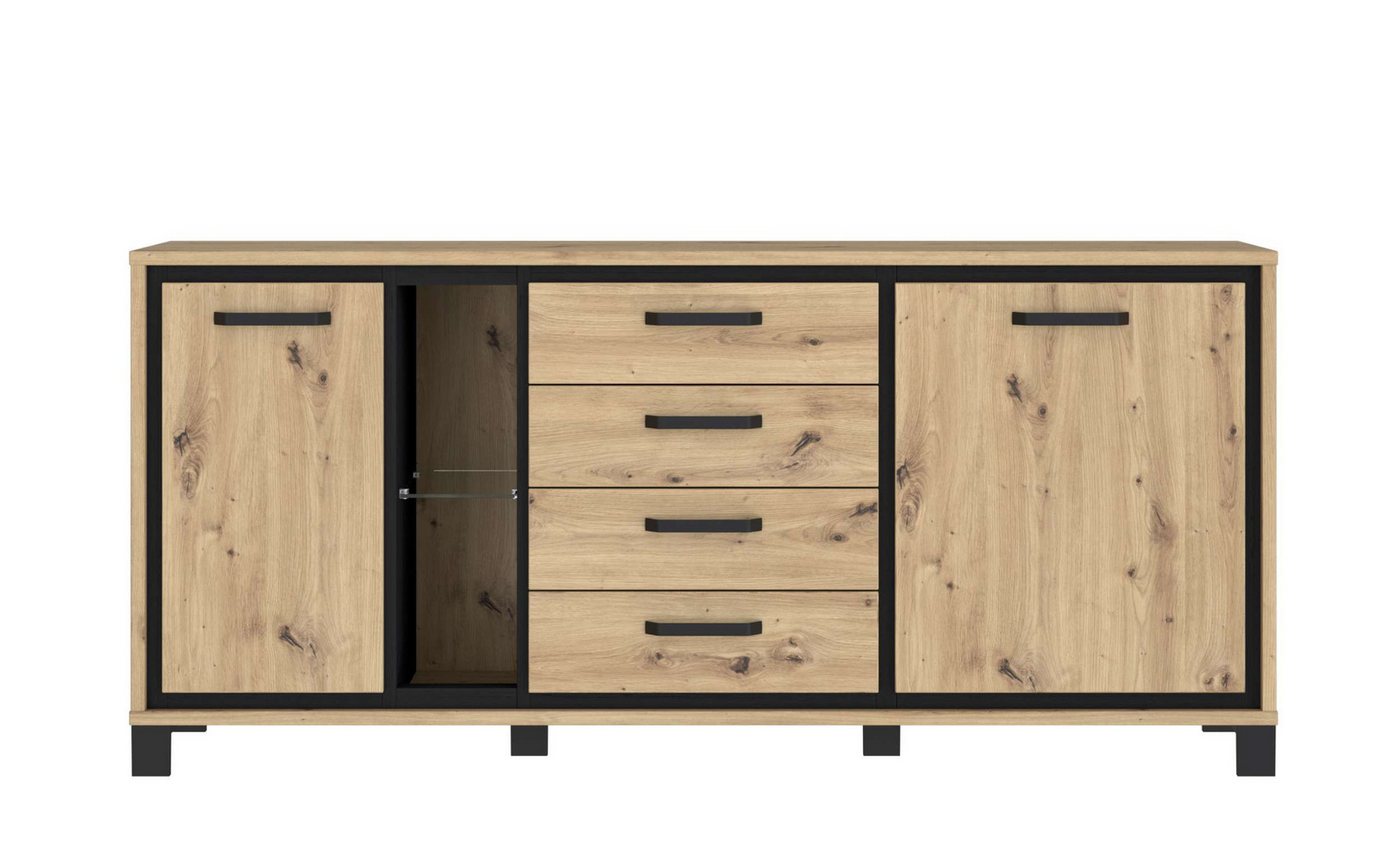 99rooms Kommode Teo (Sideboard, Schubladenkommode), mit 4 Schubladen, 2-türig, aus Holzwerkstoff, mit Soft-Close von 99rooms