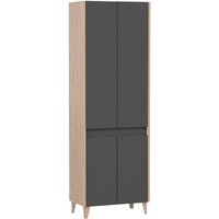 Stylife Hochschrank ELBA, Holznachbildung von Stylife