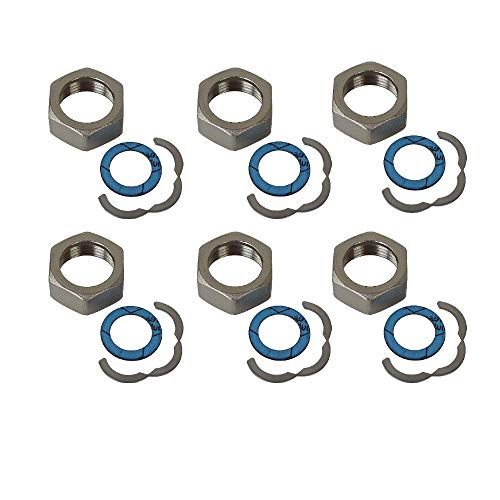 6 Stück Anschluss Set DN25-1 1/4'' für Edelstahl Wellrohr 3tlg. Verschraubung Solarrohr Solarleitung Fitting Montage von Suflix