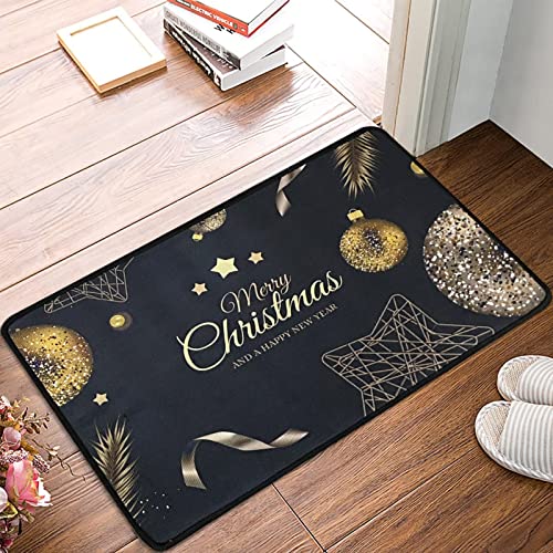 Weihnachtsteppich,60 * 40 cm,Weihnachten rutschfeste Badematte,Badezimmer Teppich,rutschfeste Badematte,Christmas Area Rug,rutschfest Waschbar Flanell Teppich,badezimmerteppich weihnachtsmann von Sunshine smile