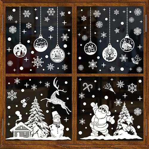 Weihnachts Dekoration Fenster,Christmas Stickers Window,Weihnachtsbilder Fenster,Weihnachten Fensterdeko,Weihnachtsdeko Fenster,Fensterbilder Weihnachten von Sunshine smile