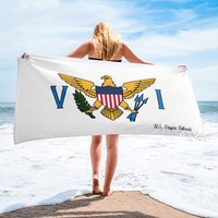 U.s. Virgin Islands Handtuch von SunstarAthleticwear