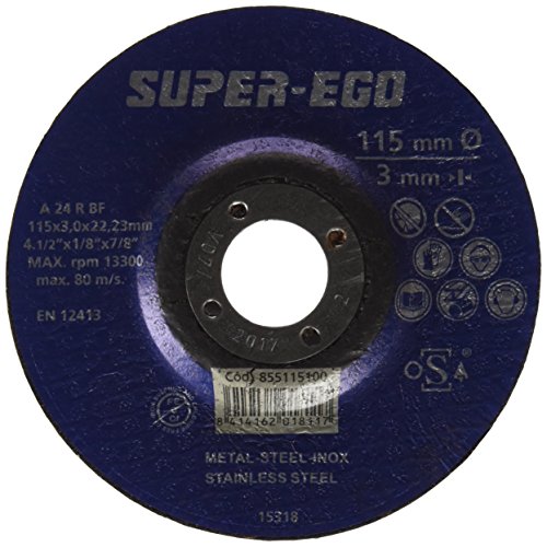 SUPER-EGO 855115100 - Disco corte metal 115x3x22.2 von Super Ego