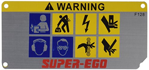 SUPER-EGO 890023300 - Placa nombre (f128) s.thread 2'' von Super Ego