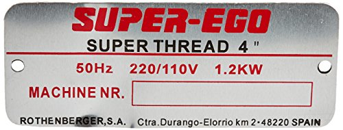SUPER-EGO 897034600 - Placa nombre (x10349) s.thread 4 von Super Ego