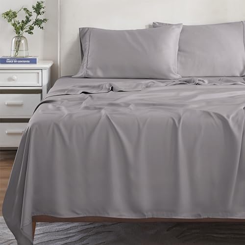 Superior - Bettlakenset, 137 x 190 cm, Fadenzahl 300, 100% Modalfasern aus Buchenholz, einheitlich korallfarben Superior - Bettlakenset, 137 x 190 cm, Fadenzahl 300, 100% Modalfasern aus Buchenholz, einheitlich korallfarben von Superior