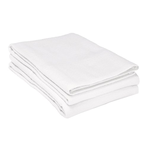 Superior Bettwäsche-Set, extra weich, für alle Jahreszeiten, 100% gebürstete Baumwolle, Flanell, einfarbig, Weiß, King-Size-Bett Superior Bettwäsche-Set, extra weich, für alle Jahreszeiten, 100% gebürstete Baumwolle, Flanell, einfarbig, Weiß, King-Size-Bett von Superior