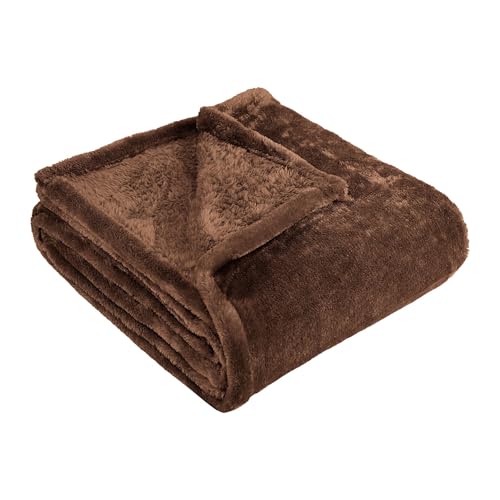 Superior Blanket_FLE Decke, Mikrofaser, Schokoladenbraun, Twin 66" x 90" Superior Blanket_FLE Decke, Mikrofaser, Schokoladenbraun, Twin 66" x 90" von Superior