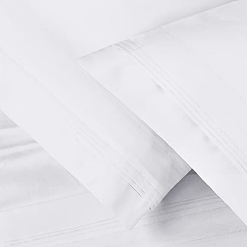 Superior - Einlagiges Kopfkissenbezugsset, 51 x 102 cm, Fadenzahl 650, Baumwolle, einheitlich weiß, 2-teilig Superior - Einlagiges Kopfkissenbezugsset, 51 x 102 cm, Fadenzahl 650, Baumwolle, einheitlich weiß, 2-teilig von Superior