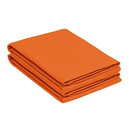 Superior Flanell-Baumwoll-Kissenbezug-Set beinhaltet: 2 Kissenbezüge, einfarbig, zeitgenössischer Schlafzimmer-Akzent, modern, traditionell, weich, atmungsaktiv und plüschig, Standard, Kürbis Superior Flanell-Baumwoll-Kissenbezug-Set beinhaltet: 2 Kissenbezüge, einfarbig, zeitgenössischer Schlafzimmer-Akzent, modern, traditionell, weich, atmungsaktiv und plüschig, Standard, Kürbis von Superior
