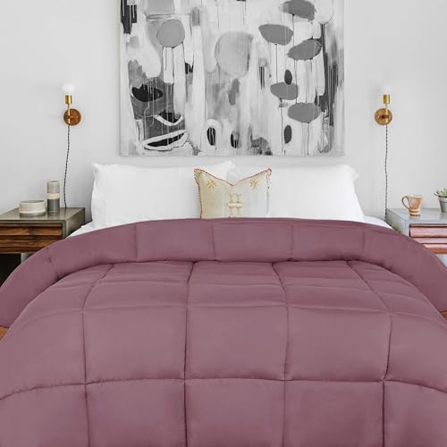 Superior Übergroße, wendbare Daunendecke für alle Jahreszeiten, Doppelbett, XL, Mauve Superior Übergroße, wendbare Daunendecke für alle Jahreszeiten, Doppelbett, XL, Mauve von Superior