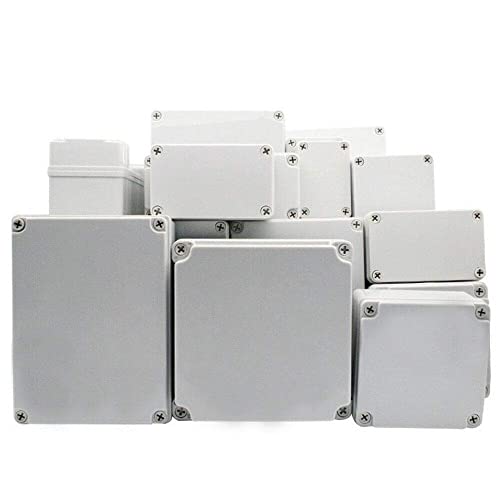 SUPERTOOL Projektbox, ABS-Kunststoffabdeckung, IP67, elektronische Abzweigdose, wasserdicht, Gehäuse, Instrumentenkoffer zum Selbermachen (1 Stück – 110 x 80 x 85 mm) von Supertool