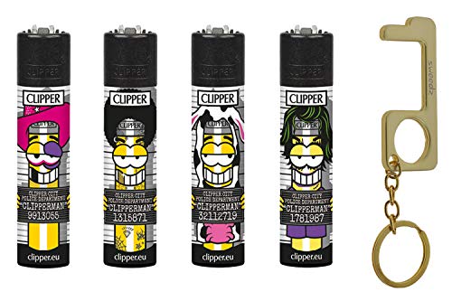 Clipper Clipper-Man im 4er- Set mit Gratis Türöffner von SweedZ