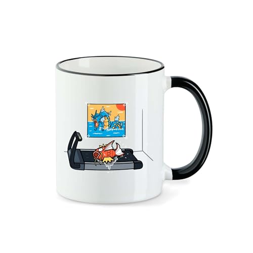 T-Nerds - Karp Training - Tasse Mug Kaffeetasse Teetasse - Schwarz von T-Nerds