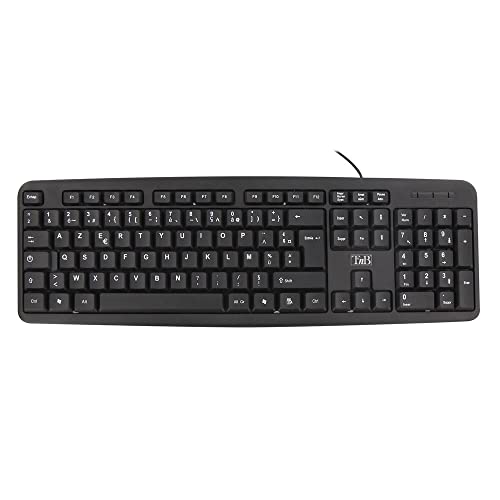 T'nB KBSUBK Streamline Tastatur mit Kabel, 105 Tasten, Schwarz von T'nB