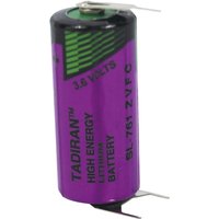 Tadiran Batteries SL 761 PT Spezial-Batterie 2/3 AA U-Lötpins Lithium 3.6 V 1500 mAh 1 St. von TADIRAN