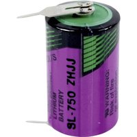 Tadiran - Batteries sl 750 pr Spezial-Batterie 1/2 aa U-Lötpins Lithium 3.6 v 1100 mAh 1 St. von TADIRAN