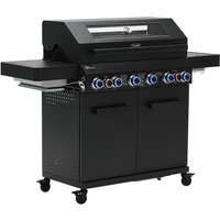 Platinum yamara dark 6+2 Gasgrill Stahl 6 Brenner Sear-Burner Backburner - Taino von TAINO