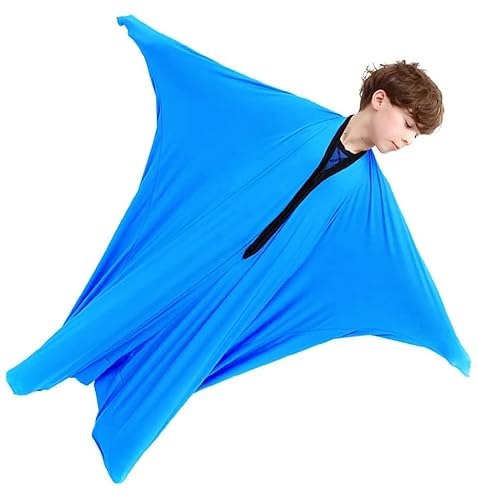 Sensorische Kompressionsdecke Kinder & Erwachsene Sensorische Decke for Entspannung Und Oxytocinfreisetzung Hilft: SPD Angstzustände ADHD Autismus Einzel ( Color : Sky blue , Size : XL/X-Large-74*165c von TANGIST