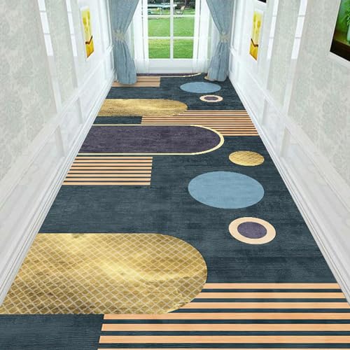 Teppich, Dicker, Rutschfester, waschbarer, rechteckiger Teppich, 1,4 x 5,5 m von TBTBGXQ