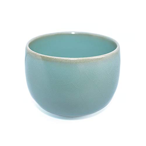 TEA SOUL Porzellan-Becher ist Ru Bilayer Lin Keramik Studio aus feinem Material und schöne Blaue Farbe, mit typischen kleinen Risse an der Oberfläche gefertigt, None von TEA SOUL