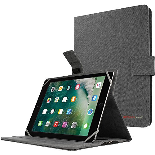 TECHGEAR PowerSuit Folio-Hülle für das Neue iPad 9.7" - Schutzhülle mit integriertem 4000mah Power Bank und Standfuß (Grau) von TECHGEAR