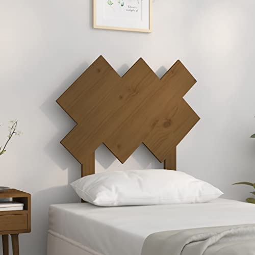 TECHPO Dieser Artikel - Bett-Kopfteil Honigbraun 72,5 x 3 x 81 cm Massivholz Kiefer - Schön von TECHPO