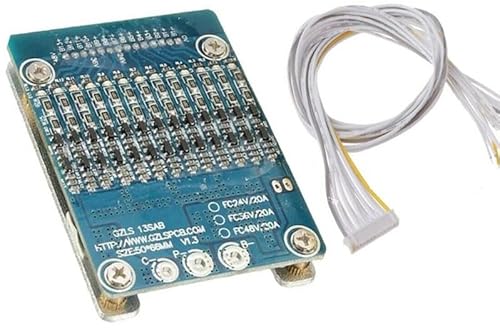 TECNOULAB 1 Stück 13S 48V 20A Li-Ion Lithium Zelle 18650 Batterie Schutz BMS PCB Board von TECNOULAB