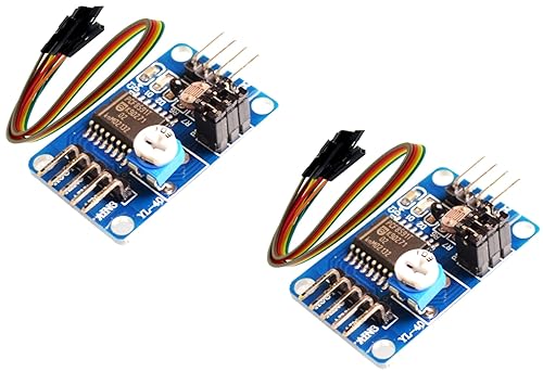 TECNOULAB 2 Stück PCF8591 Analog-Digital-Konvertierungs-AD/DA-Konvertermodul + Kabel von TECNOULAB