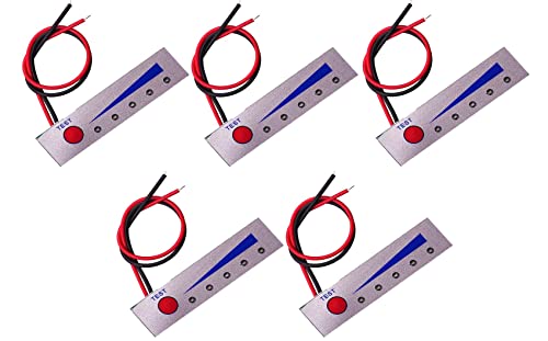 TECNOULAB 5 Stück 3S 12,6 V 18650 Li-Ionen-Akku-Kapazitätsanzeige Leistungspegeltester von TECNOULAB