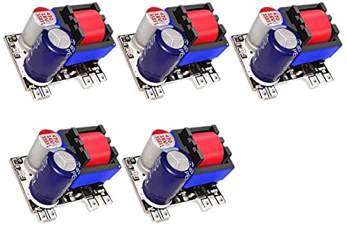 5 Stück AC-DC 9V 450mA Low Ripple Switching Step Down Netzteilmodul von TECNOULAB