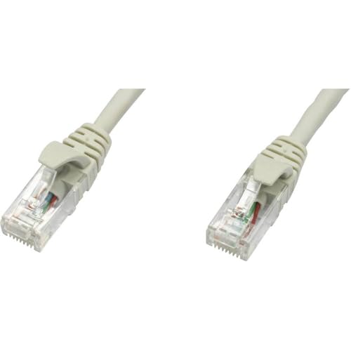 Telegärtner L00001E0005 RJ45 Netzwerkkabel, Patchkabel CAT 5e U/UTP 2.00m Grau Flammwidrig 1St. von TELEGARTNER