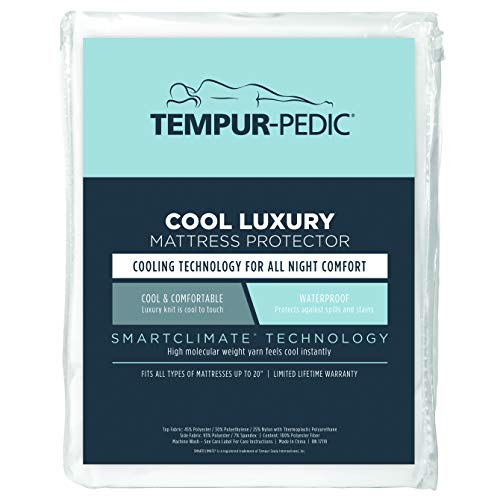 Tempur-Pedic Cool Luxury Matratzenschoner California King weiß von TEMPUR-PEDIC