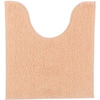 Teppich für toilettenumrandung aus polyester 45x50 cm - puderrosa - Tendance - rosa von TENDANCE