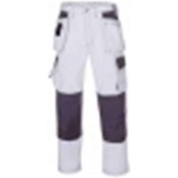 Texxor - Bundhose panama weiß/grau (270 g/m²) 65% Poly 35% Baum 431490 Gr.90 von TEXXOR