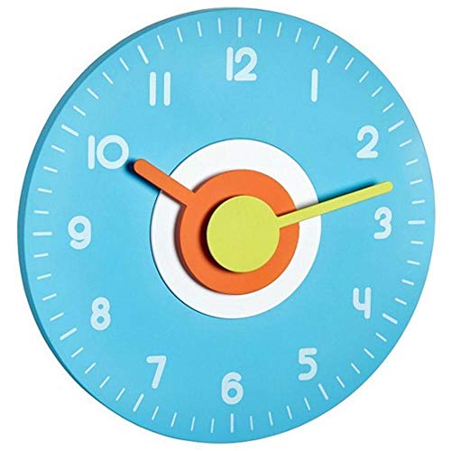 TFA Dostmann Analoge Design-Wanduhr, 60.3015.06, leise durch das Sweep Uhrwerk, frisch und farbenfroh von TFA Dostmann