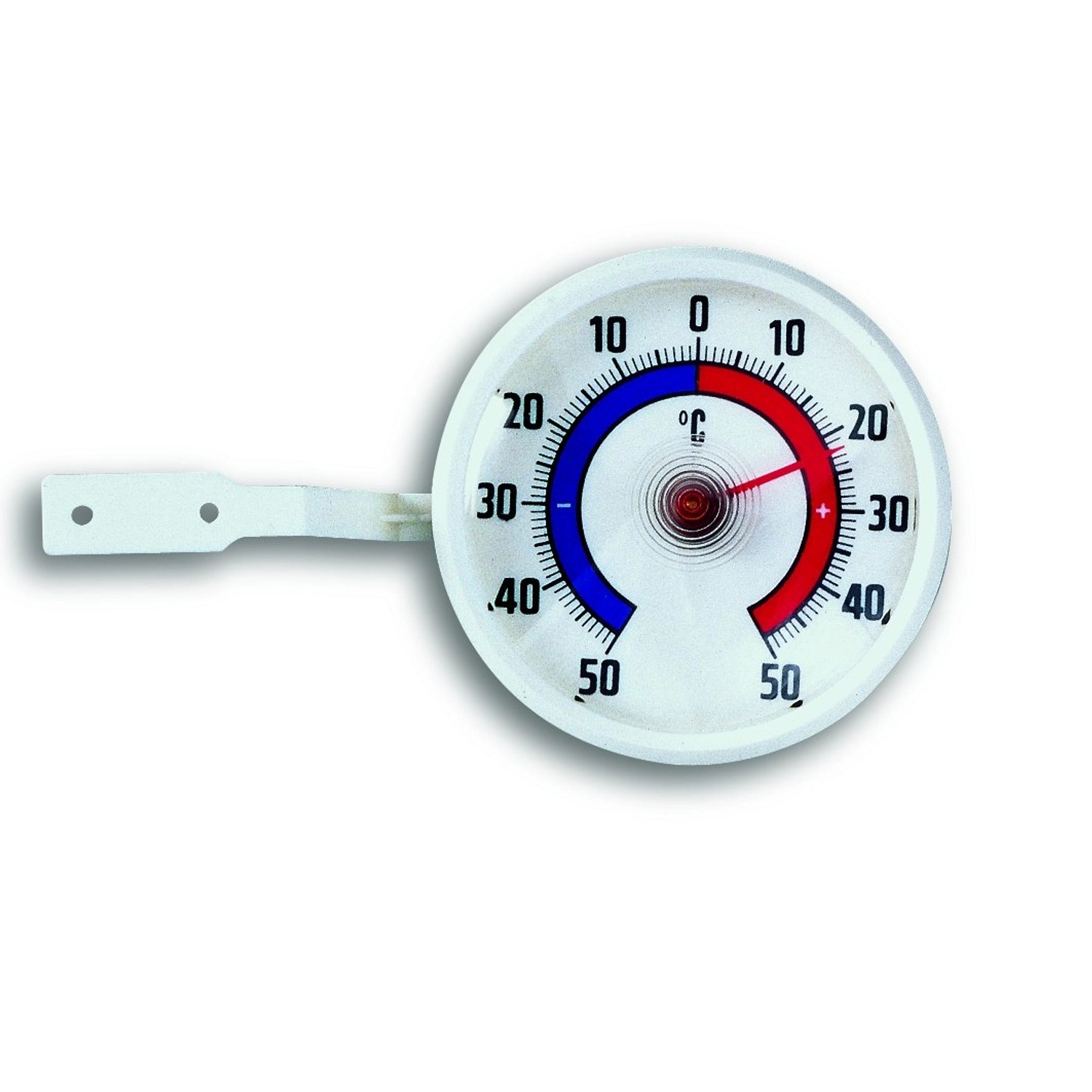 TFA Fenster-Thermometer mit Befestigungsmaterial Weiß von TFA