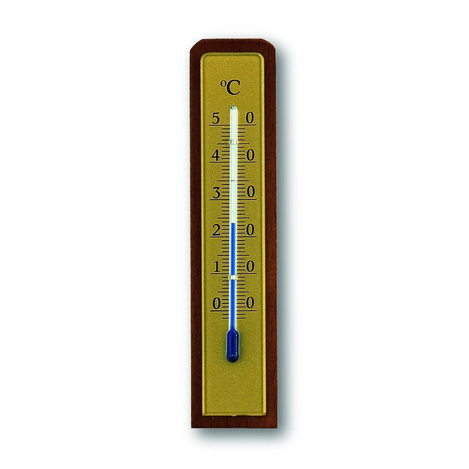 TFA Innen-Thermometer Nussbaum-Optik von TFA