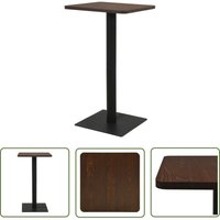 Bistrotisch Dunkle Esche 60x60x107 cm - Bistrotisch - Esstisch Klein - Holztisch - Stahltisch - Wohnzimmertisch - The Living Store Bistrotisch Dunkle Esche 60x60x107 cm - Bistrotisch - Esstisch Klein - Holztisch - Stahltisch - Wohnzimmertisch - The Living Store von THE LIVING STORE