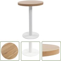 Bistrotisch Hellbraun 60 cm mdf - Esstisch - Bistrotisch - Kleiner Tisch - Runder Tisch - Hellbrauner Tisch - The Living Store Bistrotisch Hellbraun 60 cm mdf - Esstisch - Bistrotisch - Kleiner Tisch - Runder Tisch - Hellbrauner Tisch - The Living Store von THE LIVING STORE