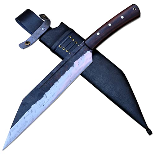 30 cm langes Klingen-Seax-Messer – echtes funktionierendes Seax-Hackmesser – Machete – geschmiedetes Seax-Messer – Messer – handgefertigt in Nepal – schärfen – sofort einsatzbereit von THE NEPAL