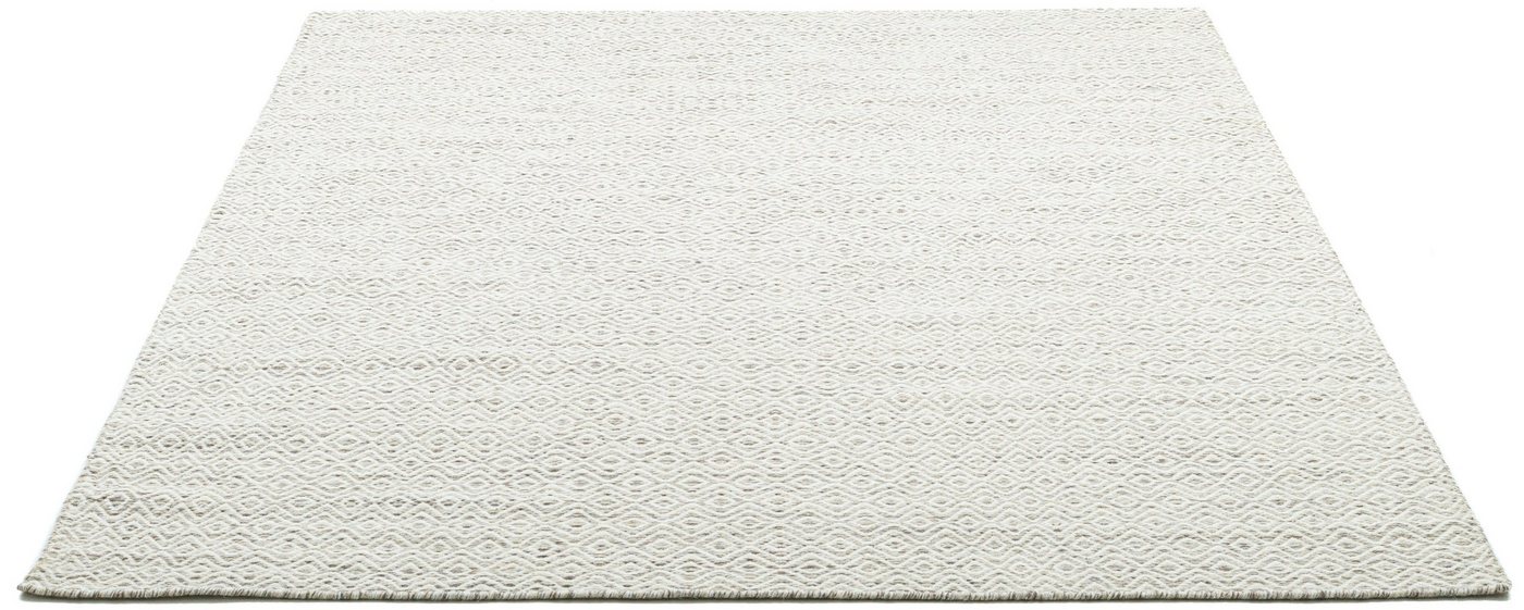 THEKO Wollteppich Trondheim PO-502, rechteckig, Höhe: 10 mm, Handweb Teppich, Flachgewebe, reine Wolle, handgewebt, Rauten Muster THEKO Wollteppich Trondheim PO-502, rechteckig, Höhe: 10 mm, Handweb Teppich, Flachgewebe, reine Wolle, handgewebt, Rauten Muster von THEKO