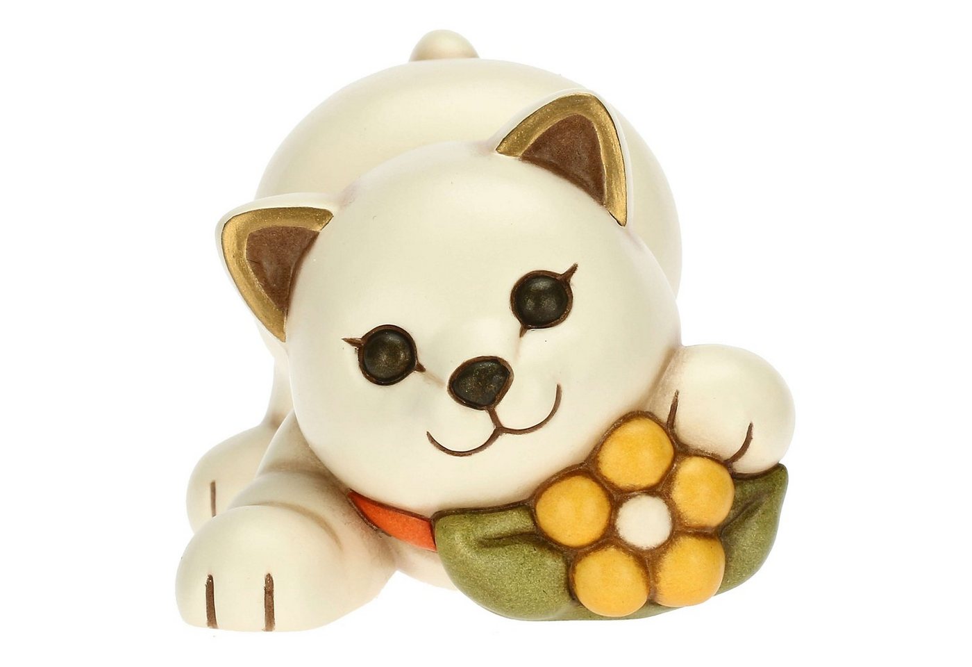 THUN SpA Dekofigur THUN Figurines and Party favour 'Katze mit Blume, klein' 2022 von THUN SpA