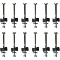 12er-Pack Trampolin-Abstandshalter mit Schrauben zur Befestigung des Trampolins, Ersatz-Trampolin-Zubehör 12er-Pack Trampolin-Abstandshalter mit Schrauben zur Befestigung des Trampolins, Ersatz-Trampolin-Zubehör von TIGREZY