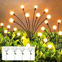 4 Stück 10 led Solar-Gartenleuchte – 2 Lichtmodi, wasserdicht IP65 - Tigrezy 4 Stück 10 led Solar-Gartenleuchte – 2 Lichtmodi, wasserdicht IP65 - Tigrezy von TIGREZY