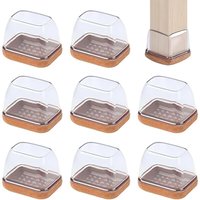 Silikon-Stuhlbeinschutz für Kratzfestigkeit und Geräuschreduzierung, Stuhlpolster, Silikonpolster – 8 transparente Stücke 3,2 x 2,2 cm, kratzfest, Silikon-Stuhlbeinschutz für Kratzfestigkeit und Geräuschreduzierung, Stuhlpolster, Silikonpolster – 8 transparente Stücke 3,2 x 2,2 cm, kratzfest, von TIGREZY