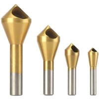 Tigrezy - Stück konischer HSS-Senker-Fasenbohrer zum Bohren von Metall und Holz Tigrezy - Stück konischer HSS-Senker-Fasenbohrer zum Bohren von Metall und Holz von TIGREZY