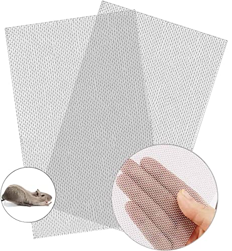 Drahtgitter,304 Edelstahl Drahtgeflecht 20 Mesh 21 x 30cm, Lüftungsgitter Metall Nagerbekämpfung Insektengitter Schädlingsschutzgitter, hartes und hitzebeständiges Siebnetz,leicht zu schneiden,2 Stück von TIMEMEET