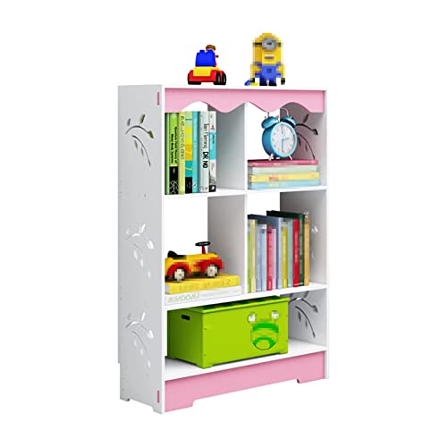 TISTIK Bücherregal Bücherregal mit 5 Würfeln, freistehend, 3 Ebenen, offenes Bücherregal, modernes Spielzeug-Lagerregal, MDF-Aufbewahrungsvitrine für Schlafzimmer, Wohnzimmer standregal von TISTIK